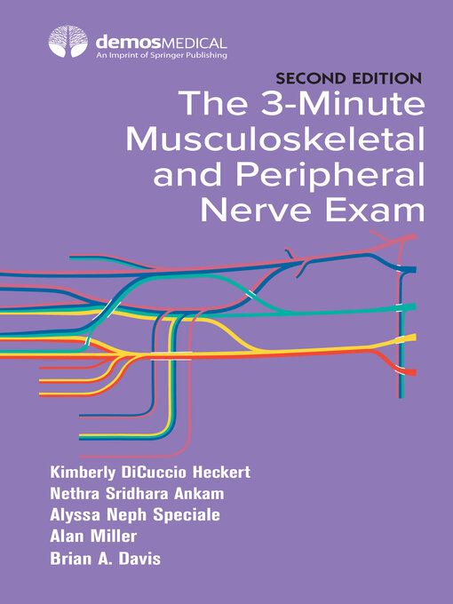 Title details for The 3-Minute Musculoskeletal and Peripheral Nerve Exam by Kimberly DiCuccio Heckert - Wait list